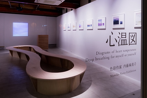 個展/2019心温図 〜 わたしの、あなたの、深い呼吸〜 ＜展示風景＞